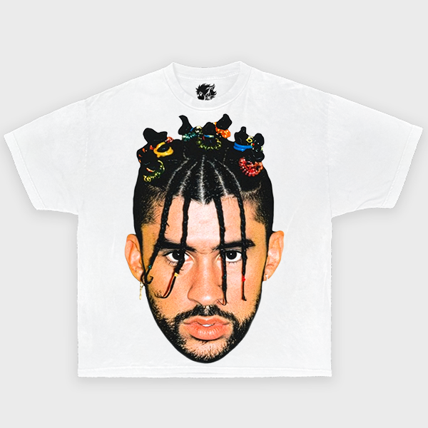 Bad Bunny Hiphop Boxy Vintage Shirt Oversized Streetwear Y2K Graphic Bootleg Tees Latin Spanish Culture