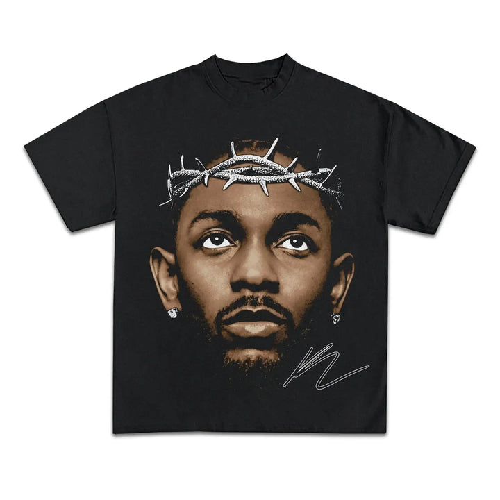Kendrick Lamar Pray Graphic Boxy Vintage Shirt Streetwear Y2K Music Artist Oversized Retro Unisex Tees Neniom