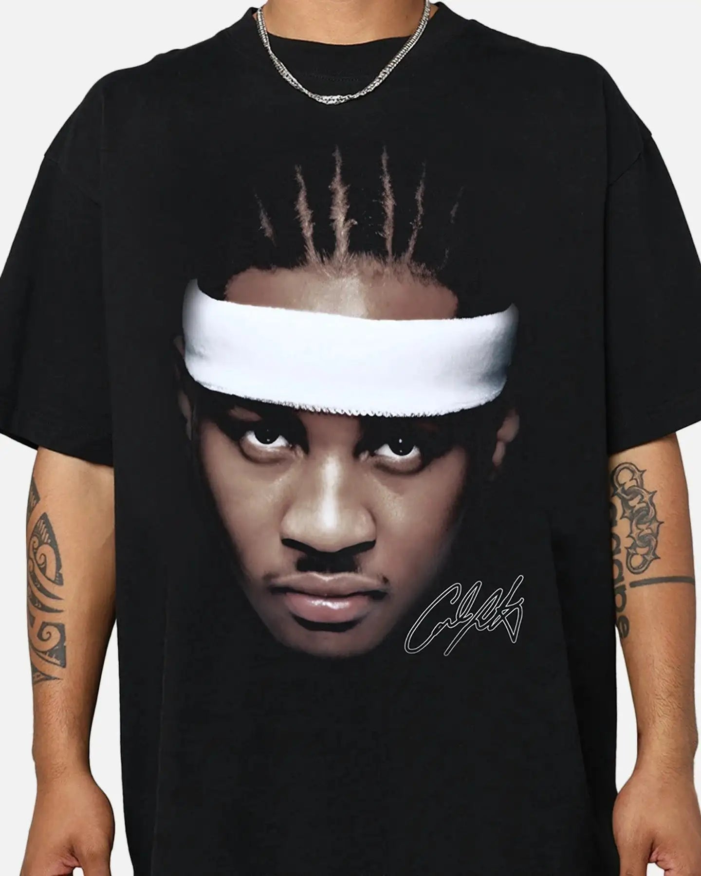 Carmelo Anthony Big Head Graphic Boxy Vintage Shirt Streetwear Oversized Retro Basketball Tee Neniom