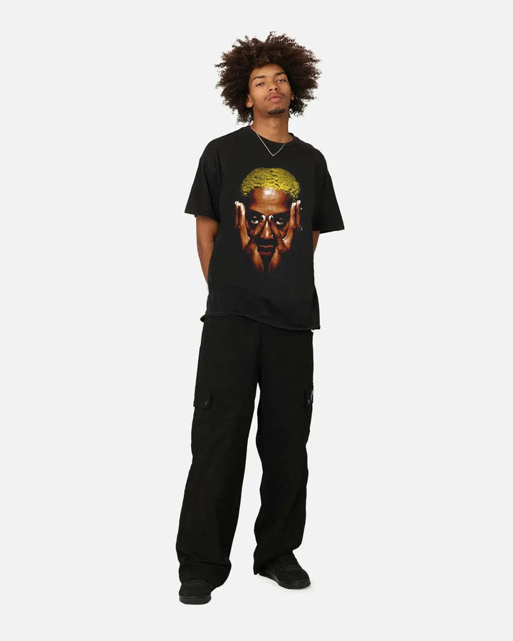 Dennis Rodman Yellow Jumbo Graphic Boxy Shirt Vintage Oversized Unisex Tees Streetwear Y2K Neniom