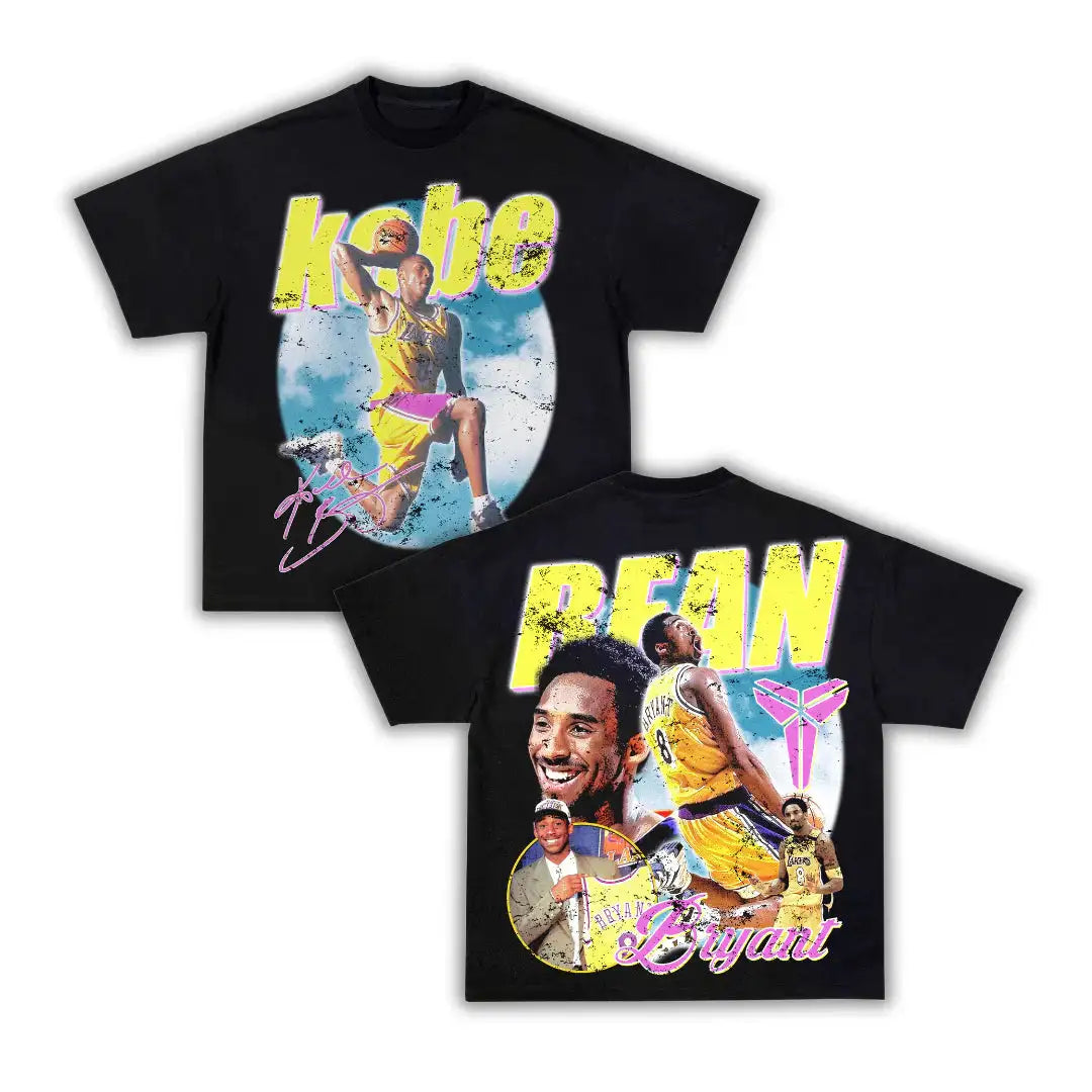 The Bean High Fly Kobe Boxy Vintage Graphic Shirt Basketball Tee Streetwear Y2K Neniom