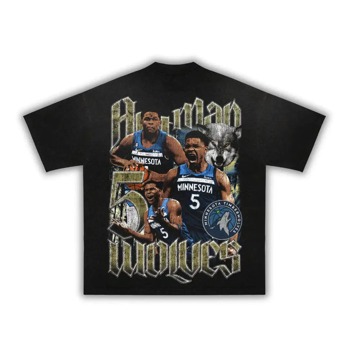 Ant Man Anthony Boxy Vintage Graphic Basketball Tee Streetwear Y2K Neniom