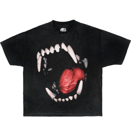 Neniom Vicious Dog Bite 2 Boxy Garment-Dyed Tee Streetwear Y2K