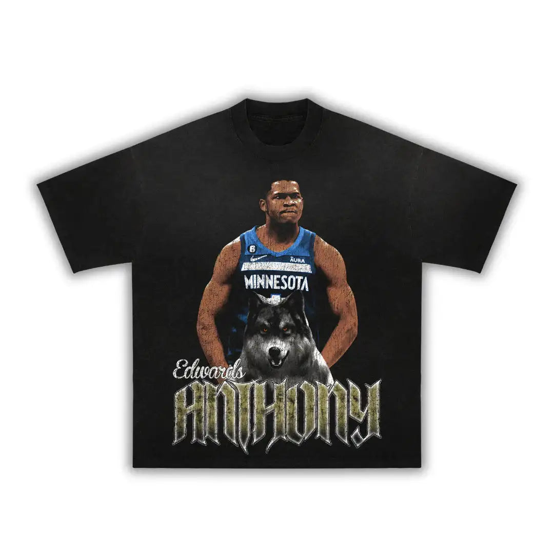 Ant Man Anthony Boxy Vintage Graphic Basketball Tee Streetwear Y2K Neniom