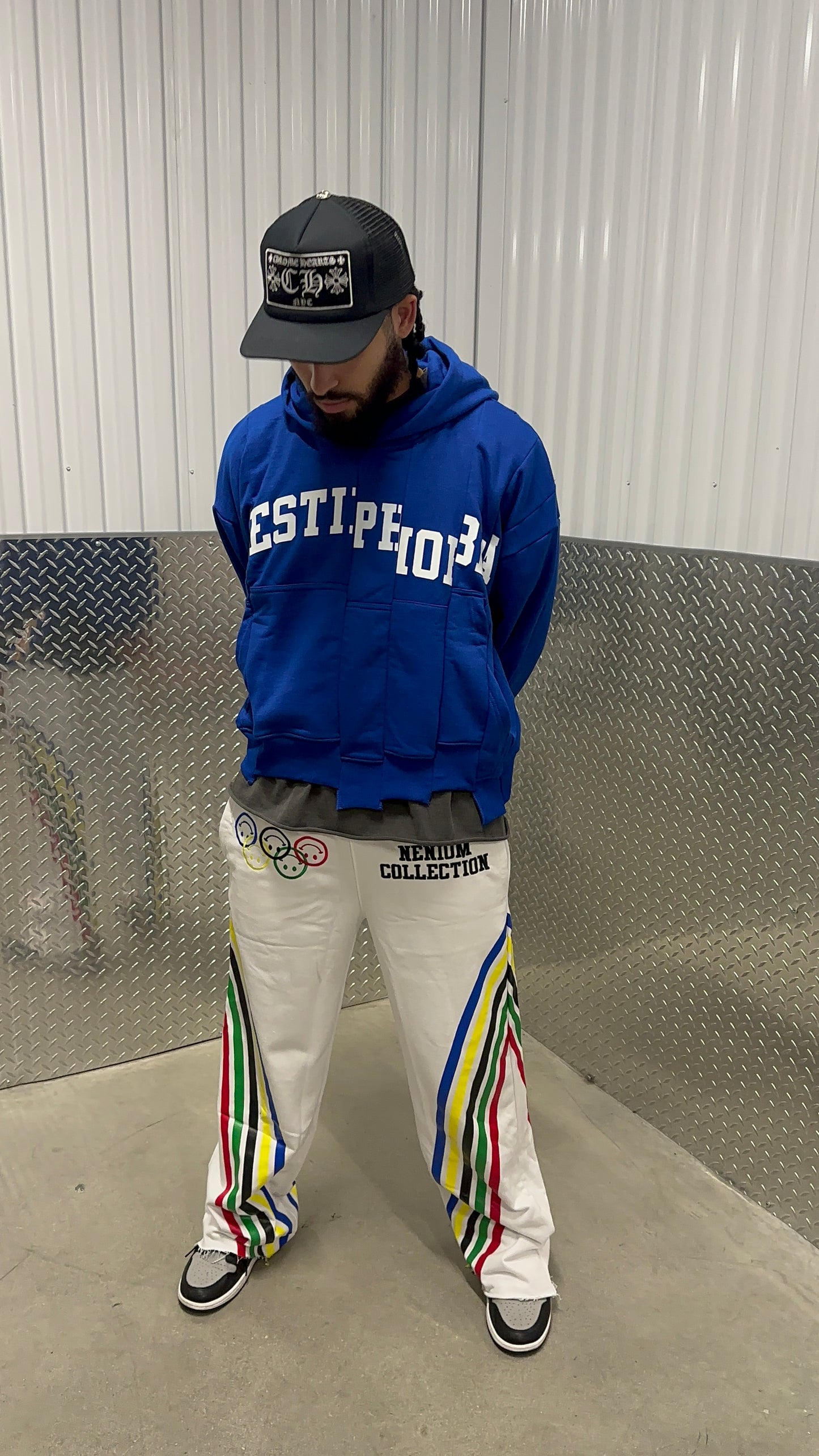 ★ LIMITED ★ Upside Face Olympic Sweatpants Streetwear Y2K Fashion