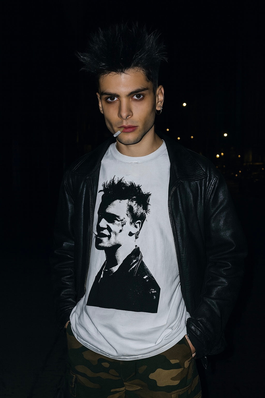 Brad Pitt Boxy Vintage T-Shirt Graphic Artist Shirts Oversized Streetwear Hot Unisex Tees