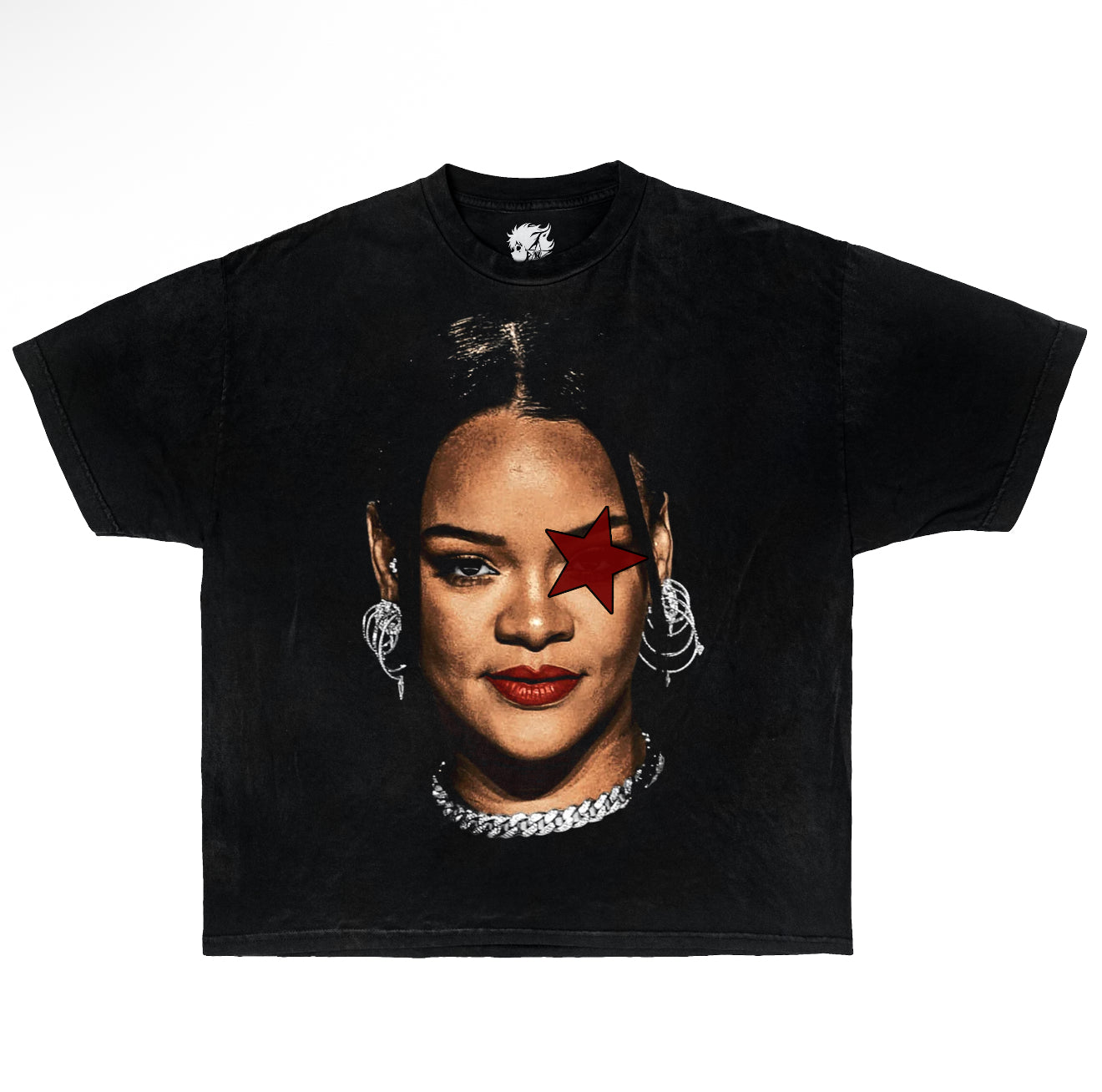 Y2K Rihanna Boxy Vintage T-Shirt Graphic Artist Shirts Oversized Streetwear Unisex Hot Asap