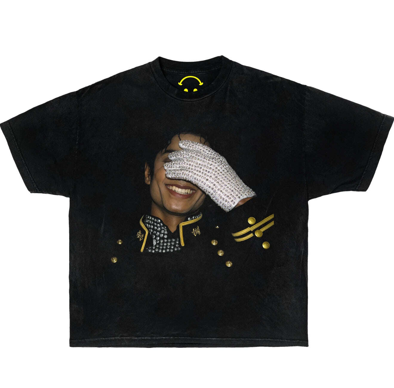 MJ Michael Jackson Glove Cover Boxy Vintage Shirt Graphic Basketball Tee Streetwear Y2K Neniom