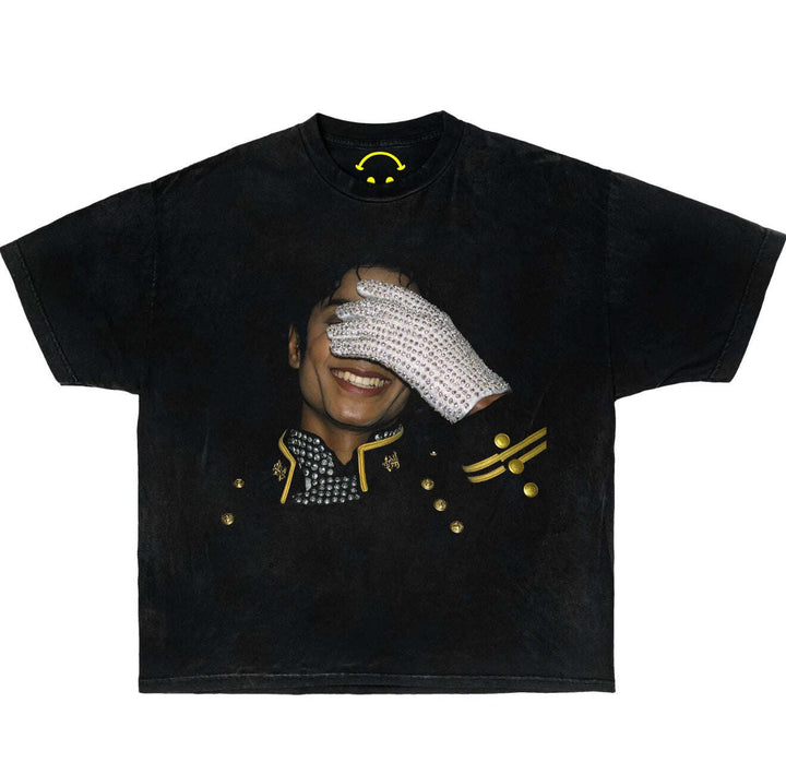 MJ Michael Jackson Glove Cover Boxy Vintage Shirt Graphic Basketball Tee Streetwear Y2K Neniom