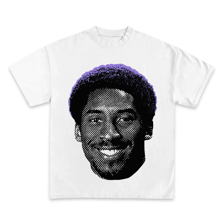 Young Kobe Bryant Big Head Graphic Boxy Vintage Shirt Streetwear Y2K Oversized Unisex Retro Neniom