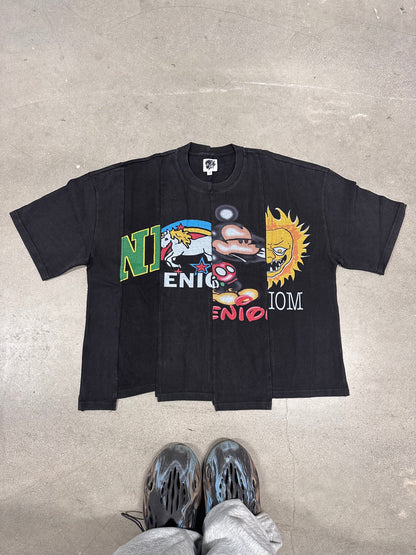 ★ LIMITED ★ NENIOM UNEVEN CHARACTERS SHIRT STREETWEAR Y2K