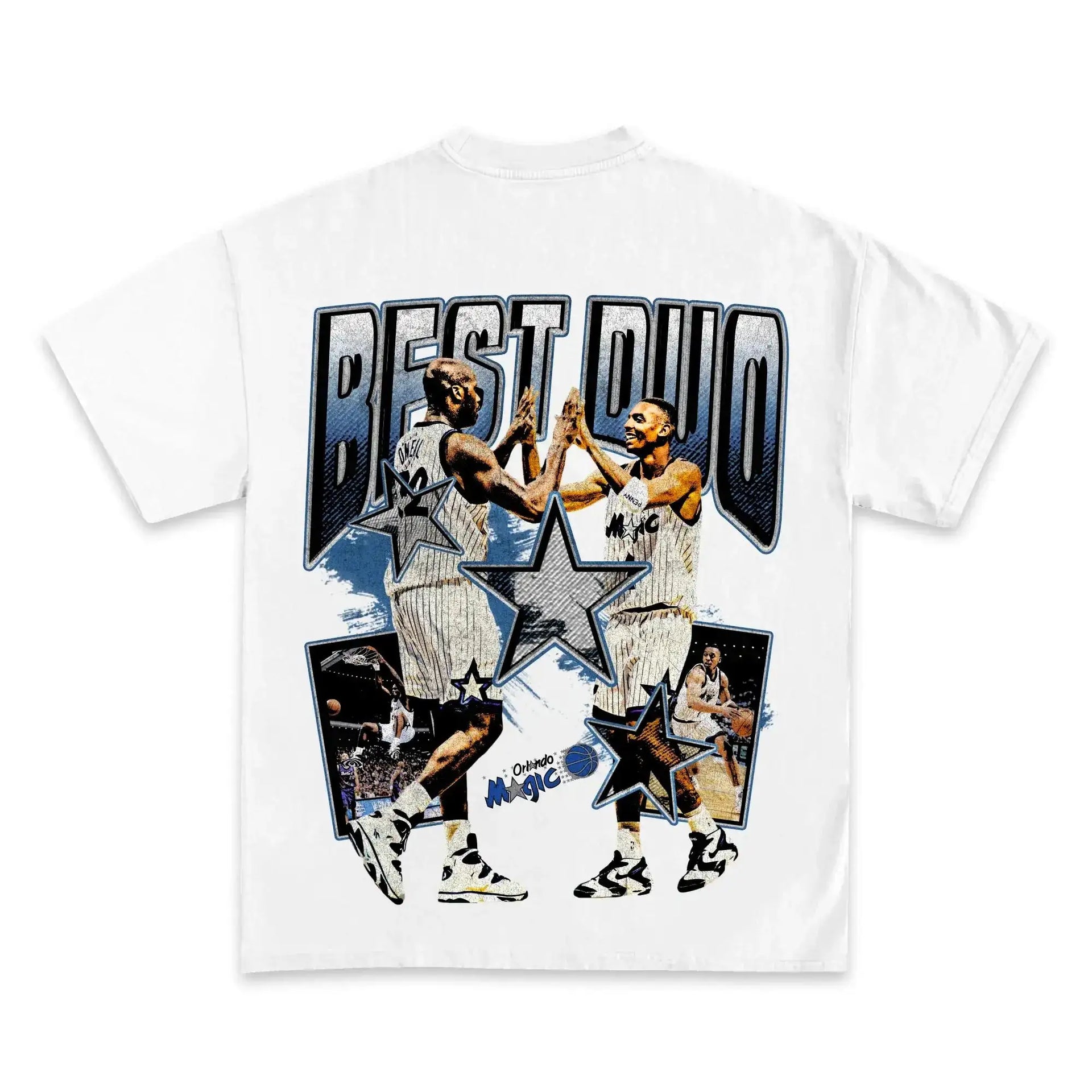 SHAQ AND PENNY "BEST DUO" Boxy Vintage Shirt Basketball Tee Streetwear Y2K Neniom