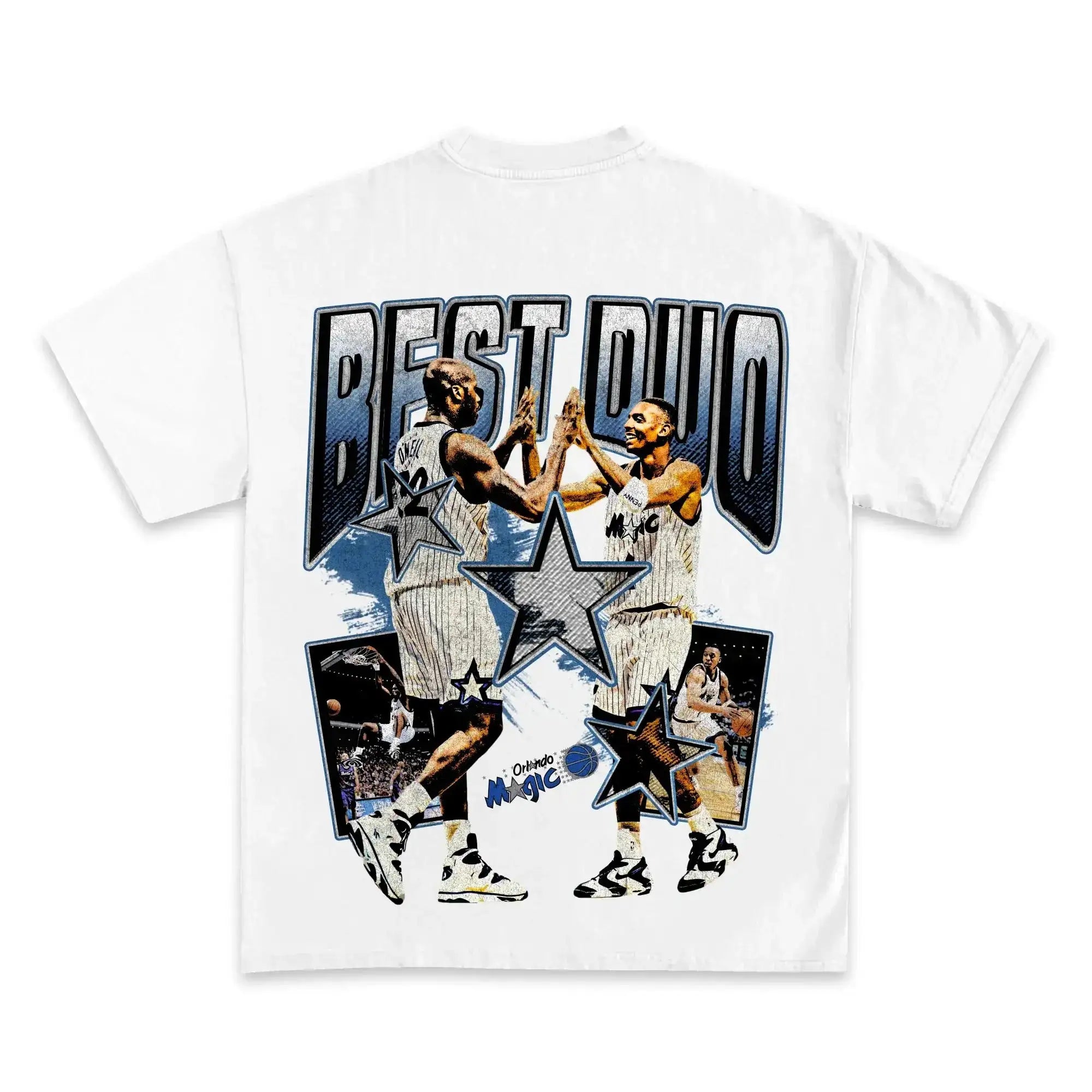 SHAQ AND PENNY "BEST DUO" Boxy Vintage Shirt Basketball Tee Streetwear Y2K Neniom