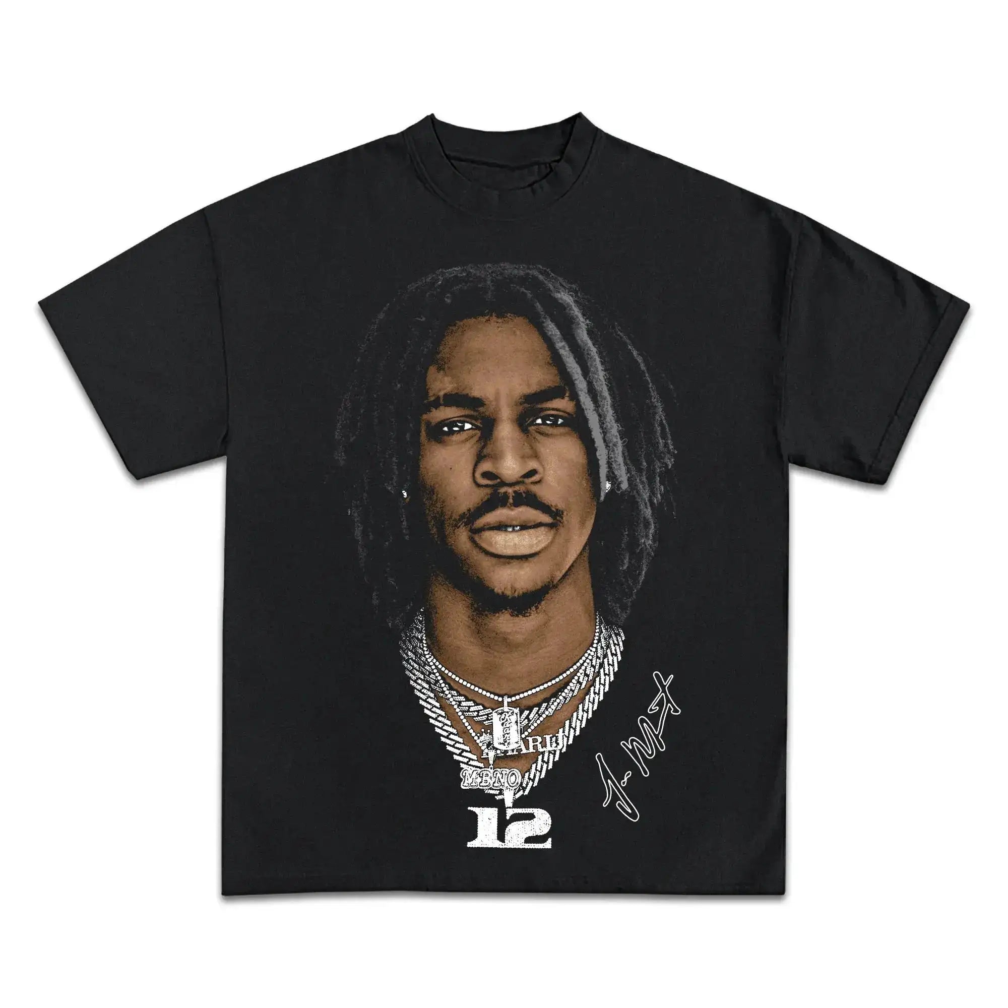 JA MORANT Boxy Vintage Shirt Basketball Tee Streetwear Y2K Neniom