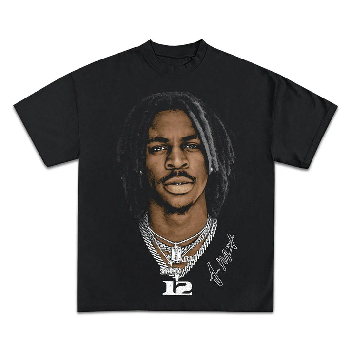 JA MORANT Boxy Vintage Shirt Basketball Tee Streetwear Y2K Neniom