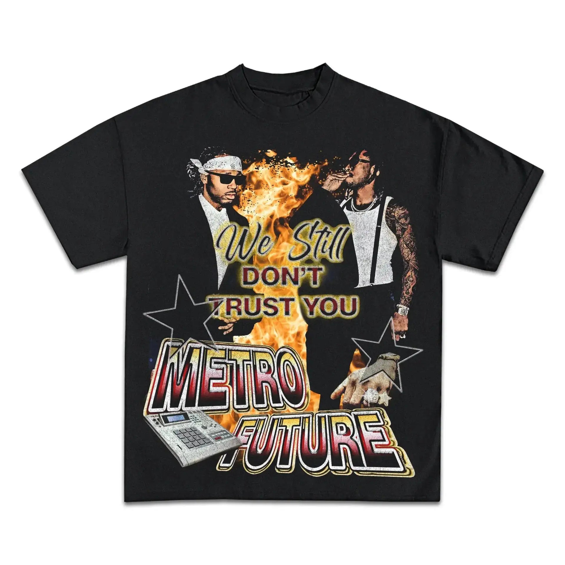 FUTURE & METRO BOOMIN WE DON'T TRUST YOU Boxy Vintage Shirt Tee Streetwear Y2K Neniom