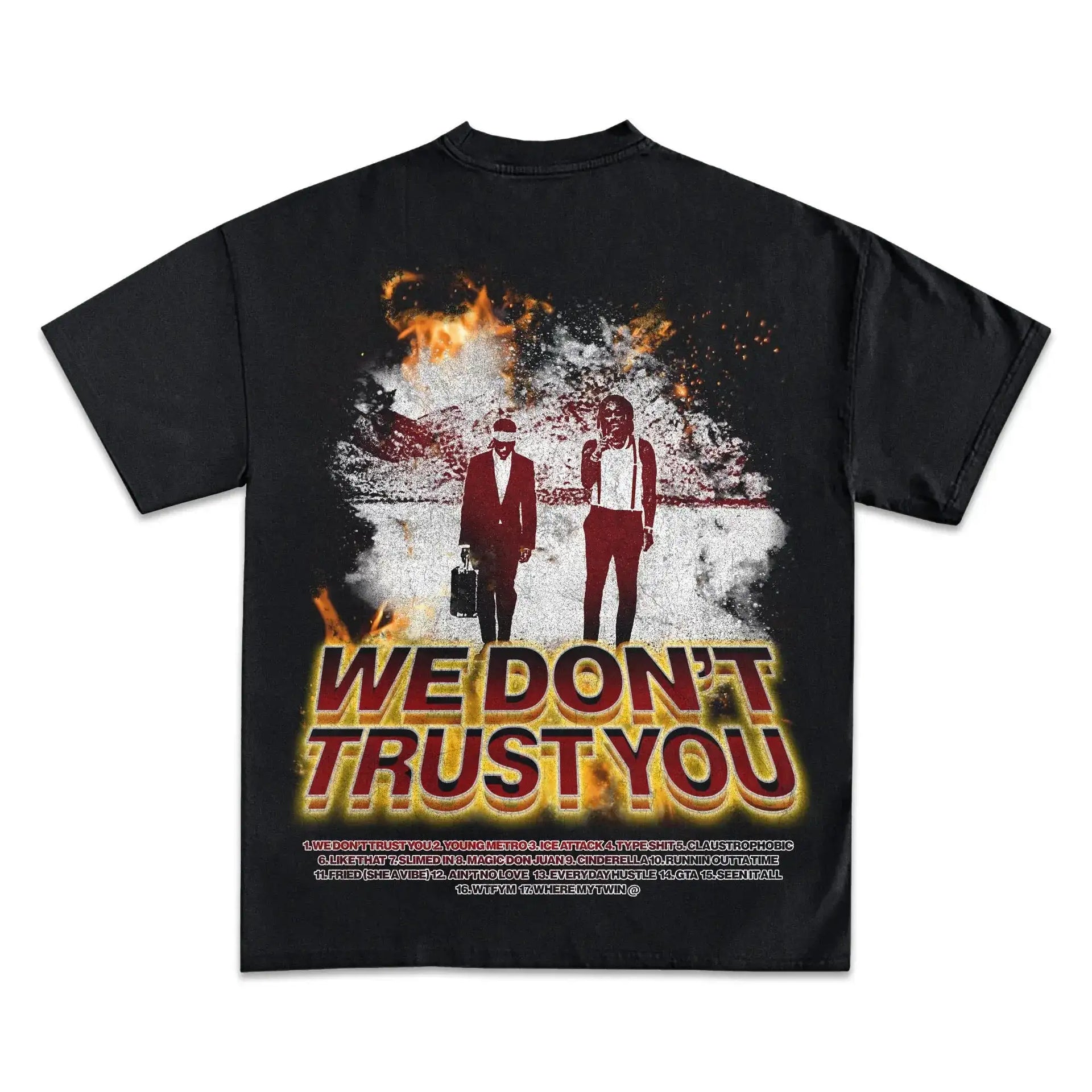 FUTURE & METRO BOOMIN WE DON'T TRUST YOU Boxy Vintage Shirt Tee Streetwear Y2K Neniom