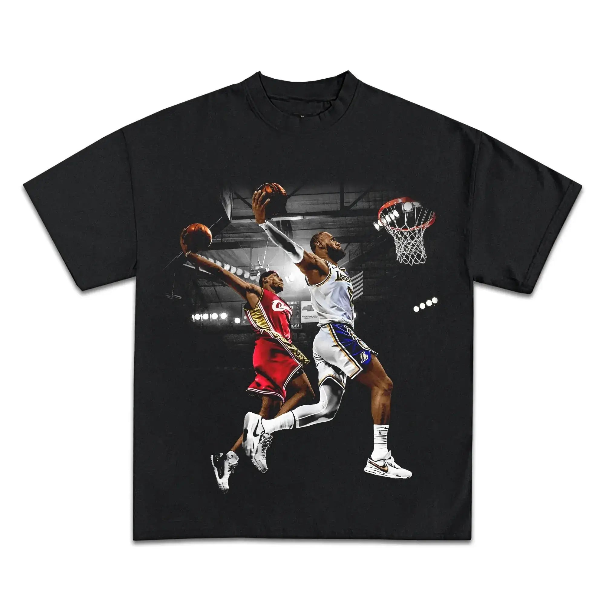 Lebron James Past Boxy Vintage Shirt Basketball Tee Streetwear Y2K Neniom