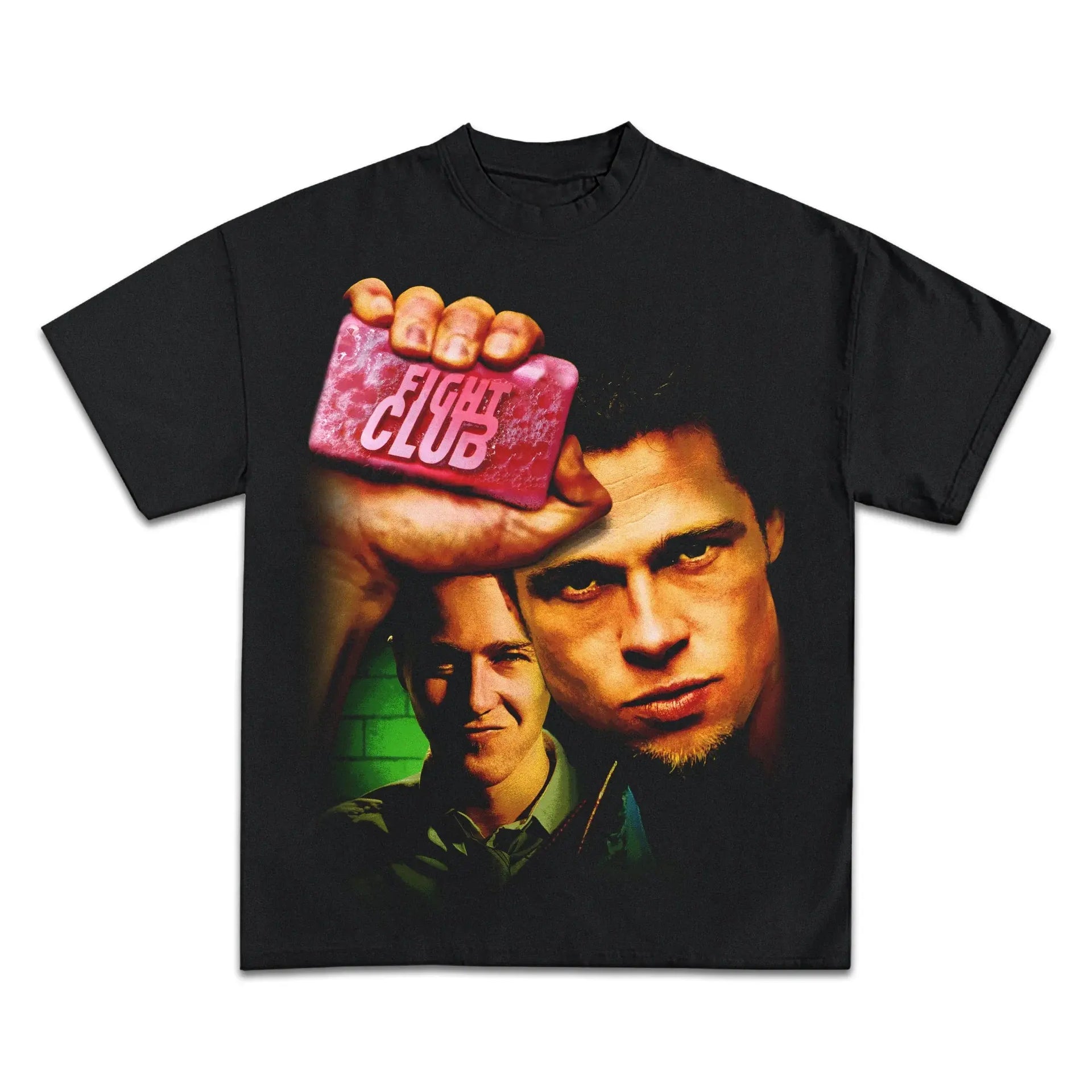 Fight Club Boxy Vintage T-Shirt Graphic Movie Unisex Shirt Tee Streetwear Y2K