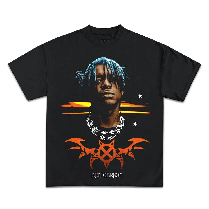 Ken Carson Boxy Vintage Shirt Graphic Rap Tee Streetwear Y2K Neniom
