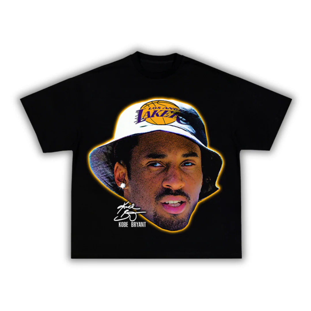 Kobe Bucket Hat Laker Boxy Vintage Shirt Graphic Oversized Retro Basketball Tee Streetwear Y2K