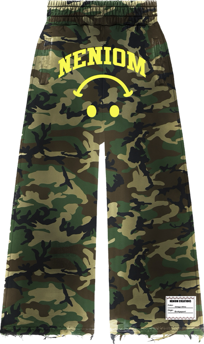 ★ LIMITED ★ Camouflage Upside Face Sweatpants Streetwear Y2K Fashion