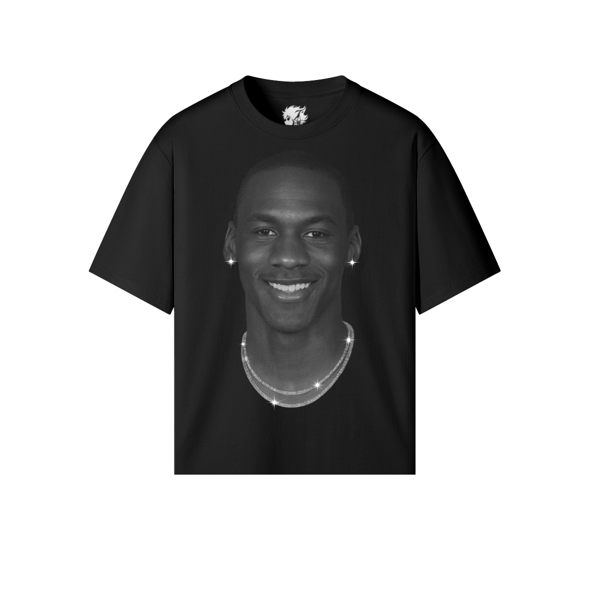 Iced Out Diamond Michael Jordan Shirt Y2K Streetwear Unisex Fit