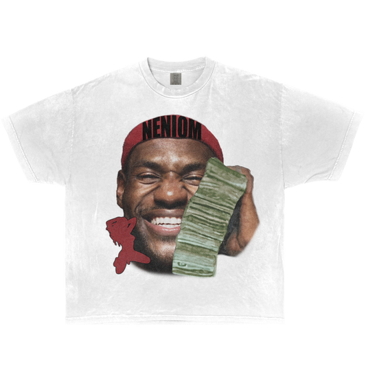 Lebron James Money Talk Boxy Shirt Streetwear Y2K