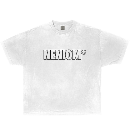 Neniom Text Spider Back Shirt Streetwear Y2K