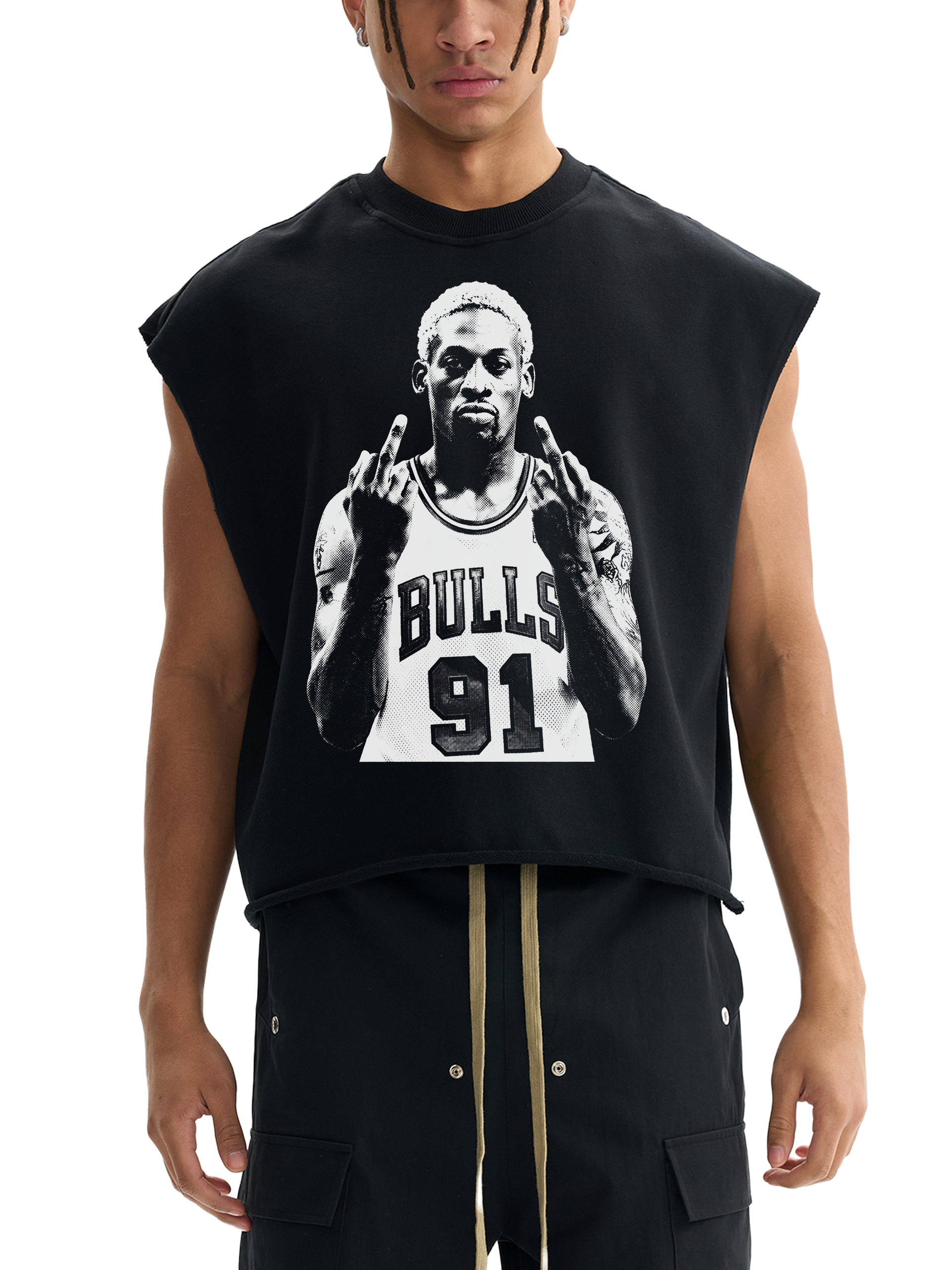 FU Rodman Bulls Streetwear Boxy Tank Top