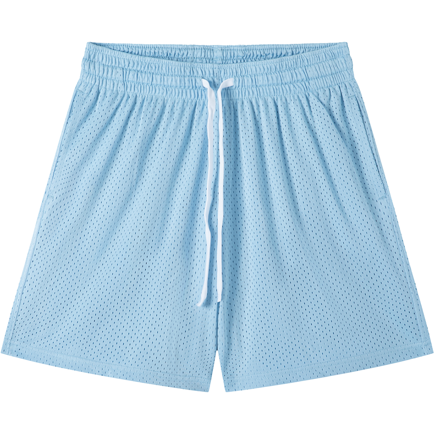 Essential Everyday Perfect Mesh Drawstring Sky Blue Shorts