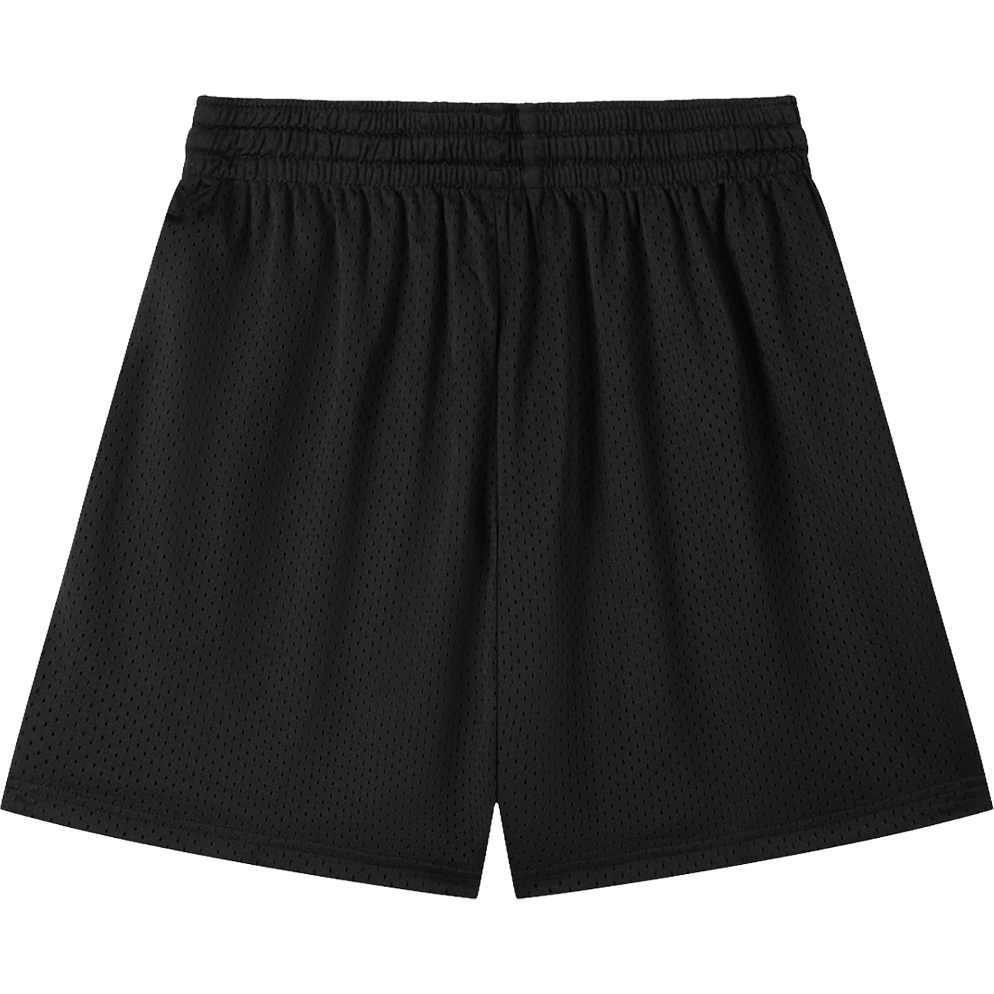 Essential Mesh Drawstring Shorts – Black