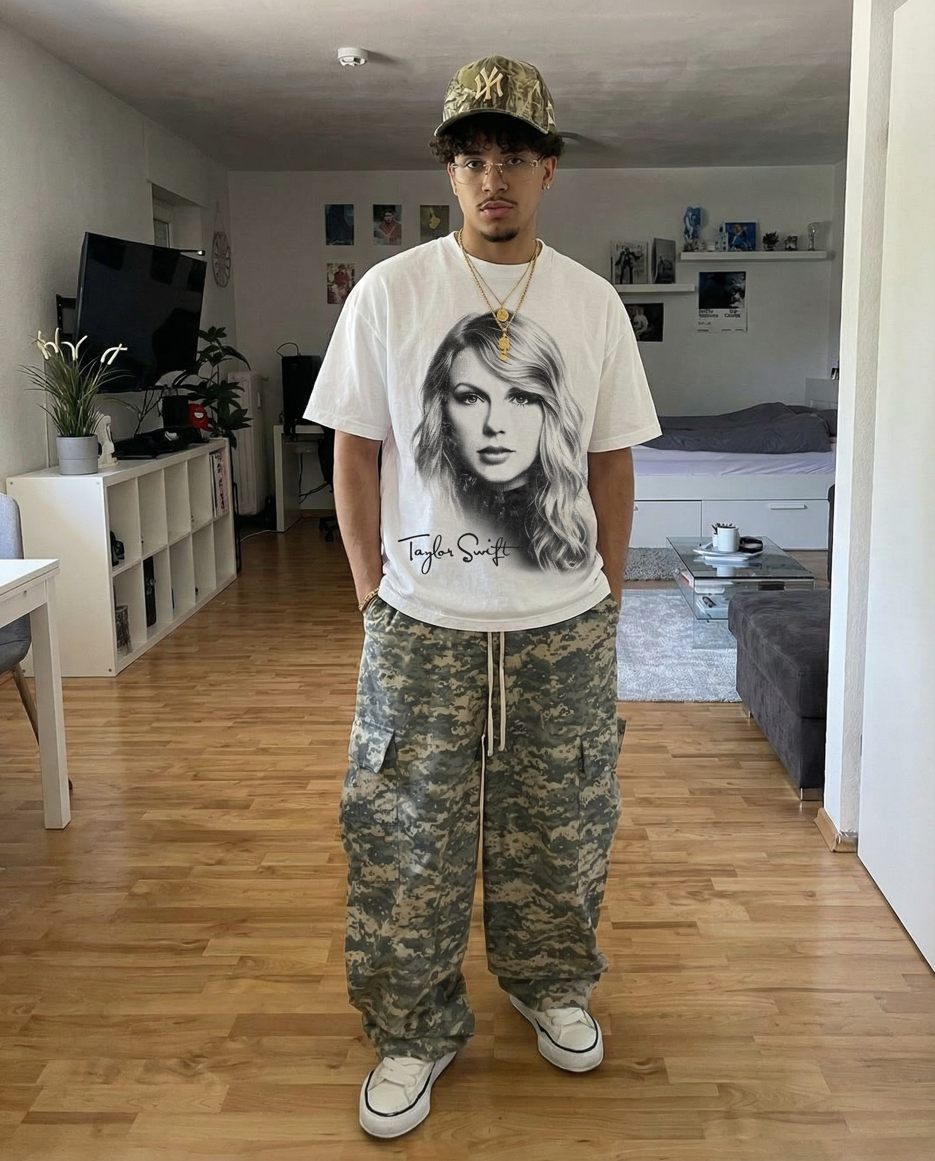 Taylor Swift Finals Oversized Boxy T-shirt Streetwear Y2K Vintage Music