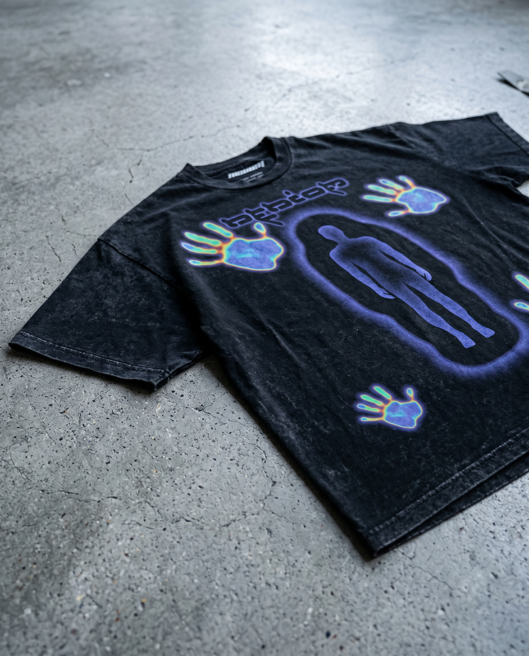 Neniom Thermal Touch Vintage Oversized Graphic Boxy Shirt Graphic Tee Streetwear Y2K