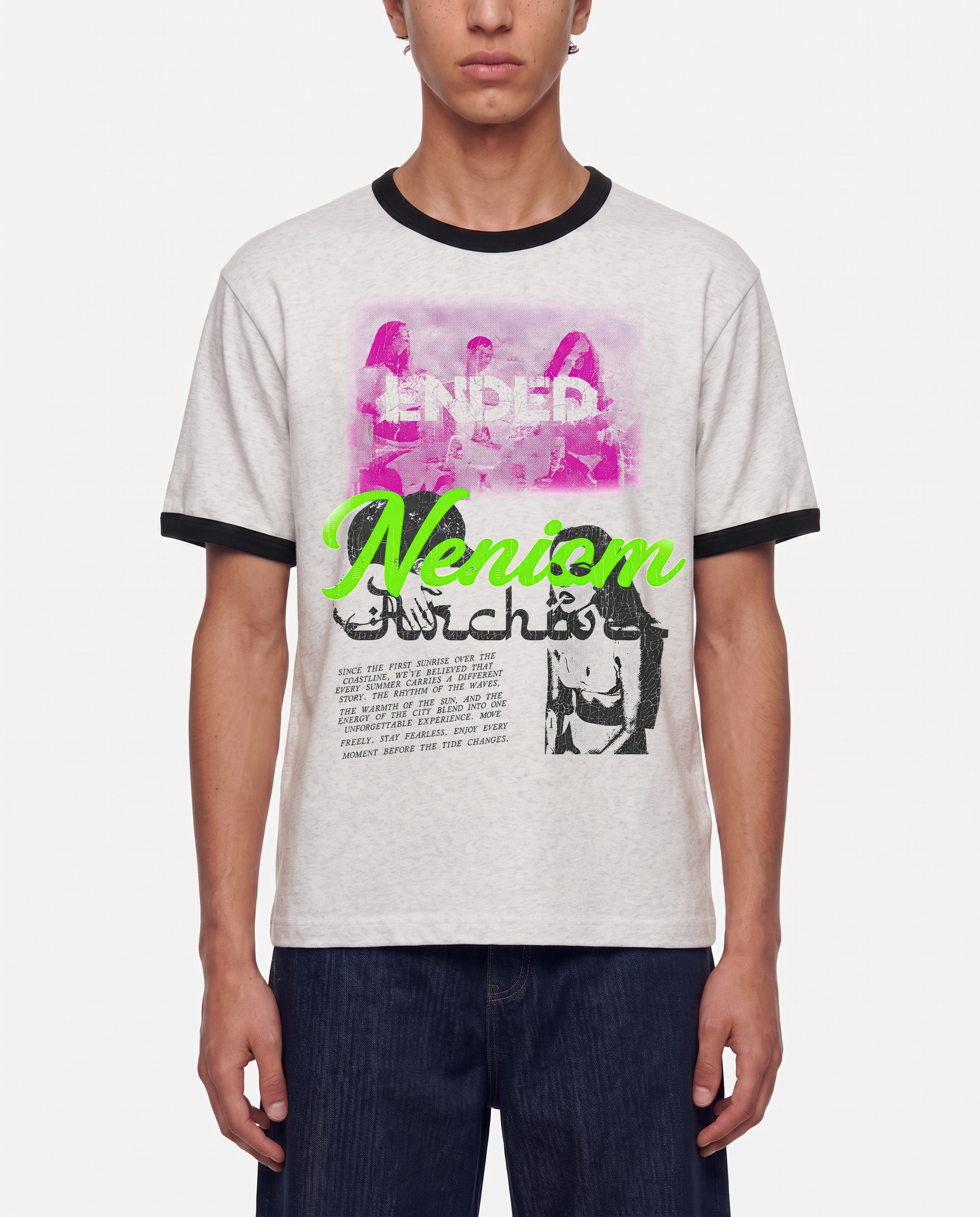 Neniom Archive Password Ringer Y2K Tee Shirt