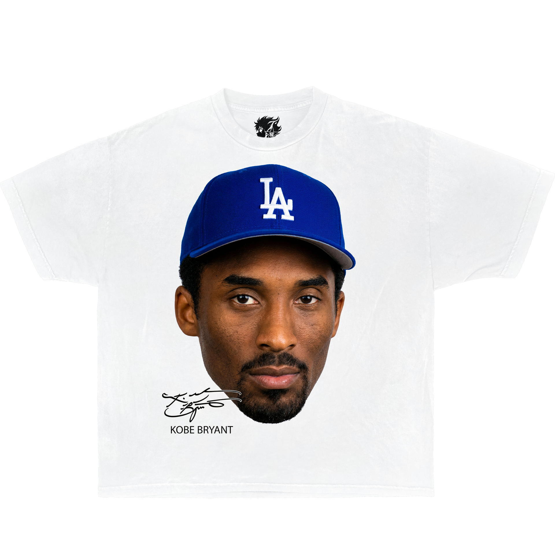 Kobe Bryant graphic t shirt basketball legend portrait streetwear tee