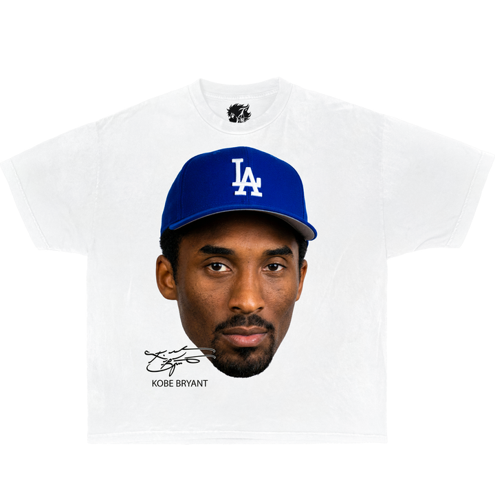 Kobe Bryant graphic t shirt basketball legend portrait streetwear tee