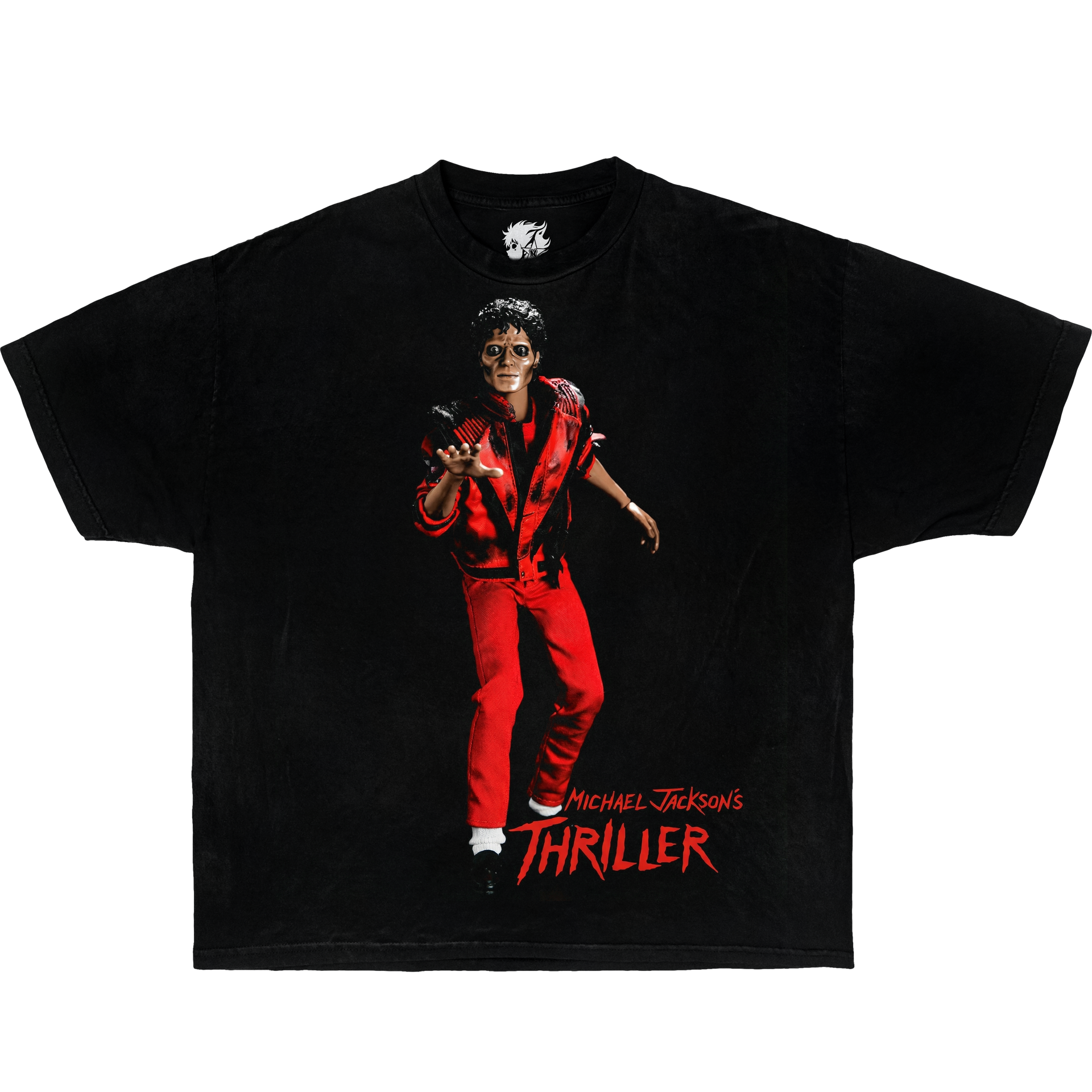 Michael Jackson Thriller zombie dance graphic t shirt retro pop music tee