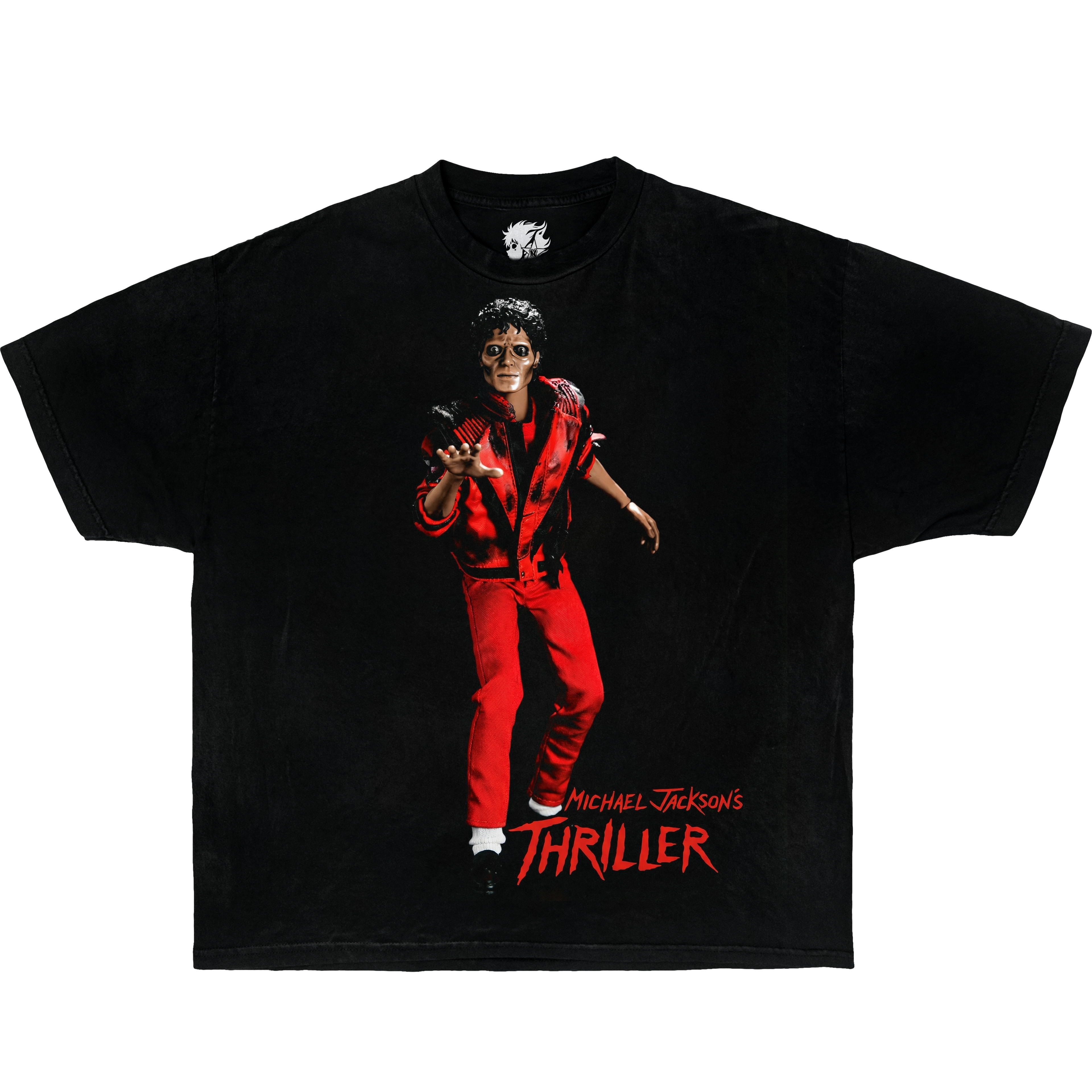 Michael Jackson Thriller zombie dance graphic t shirt retro pop music tee