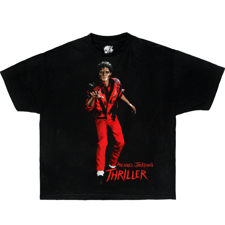 Michael Jackson Thriller zombie dance graphic t shirt retro pop music tee