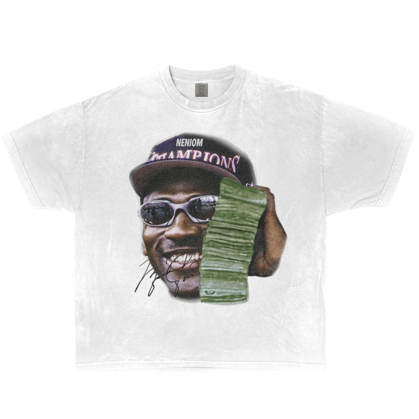 Michael Jordan Money Talk Garment Boxy T-shirt Streetwear Streetwear Y2K