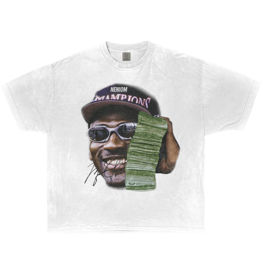 Michael Jordan Money Talk Garment Boxy T-shirt Streetwear Streetwear Y2K