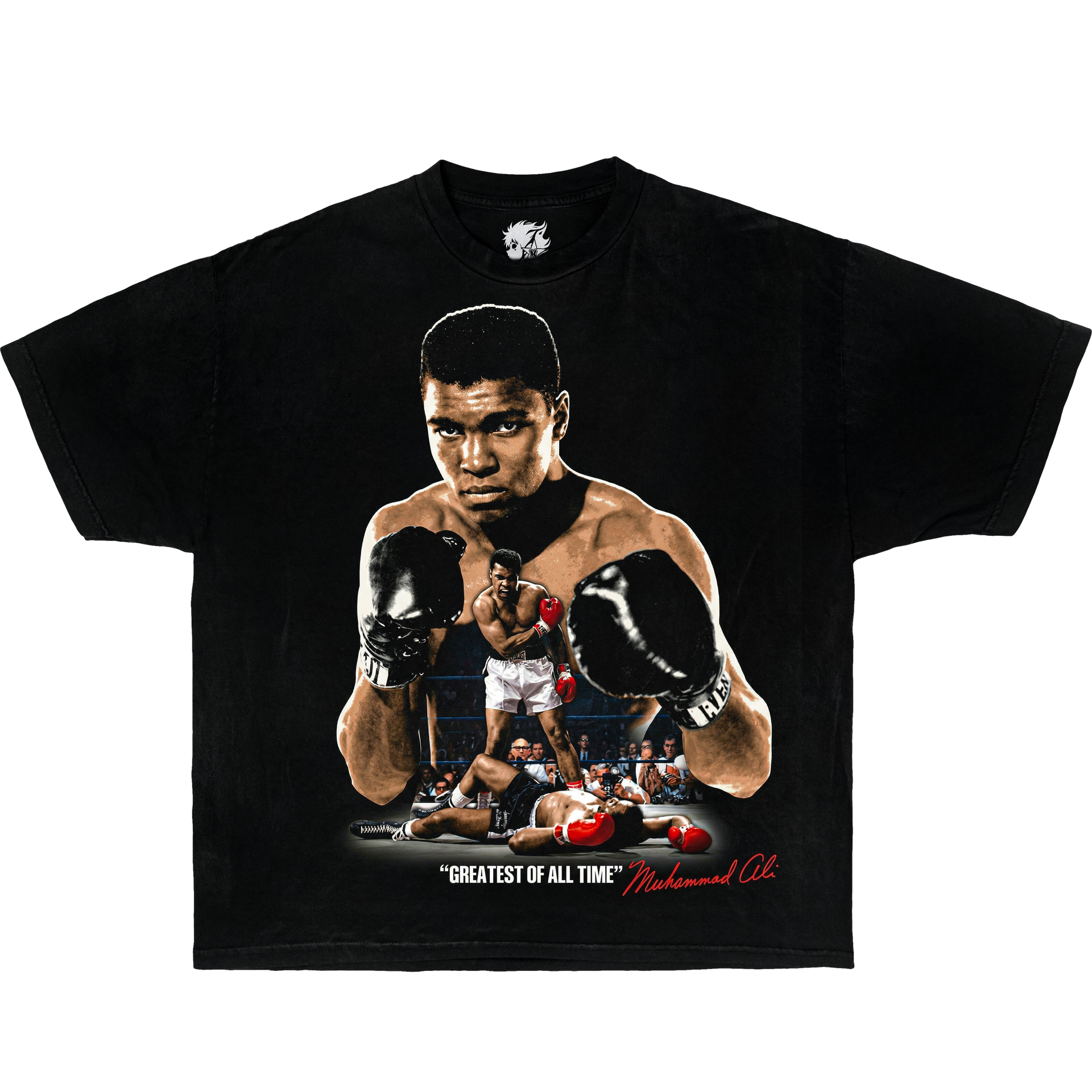 Muhammad Ali greatest of all time boxing graphic t shirt vintage fight tee