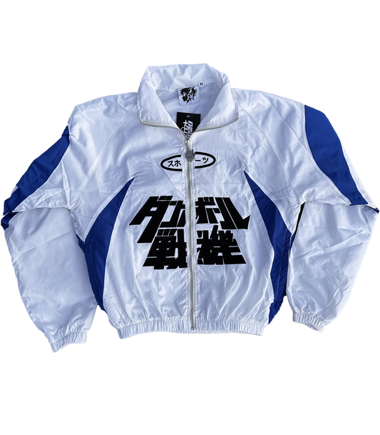 ★ LIMITED ★ JAPANESE NENIOM NYLON WHITE STREETWEAR Y2K JACKET