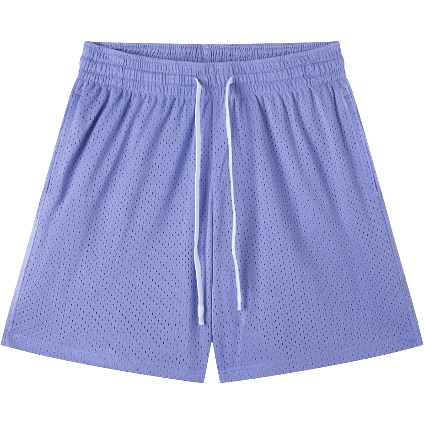 Everyday Mesh Drawstring Purple Shorts