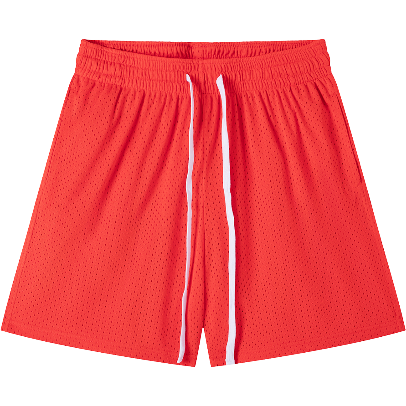 Everyday Mesh Drawstring Shorts – Dragon Red