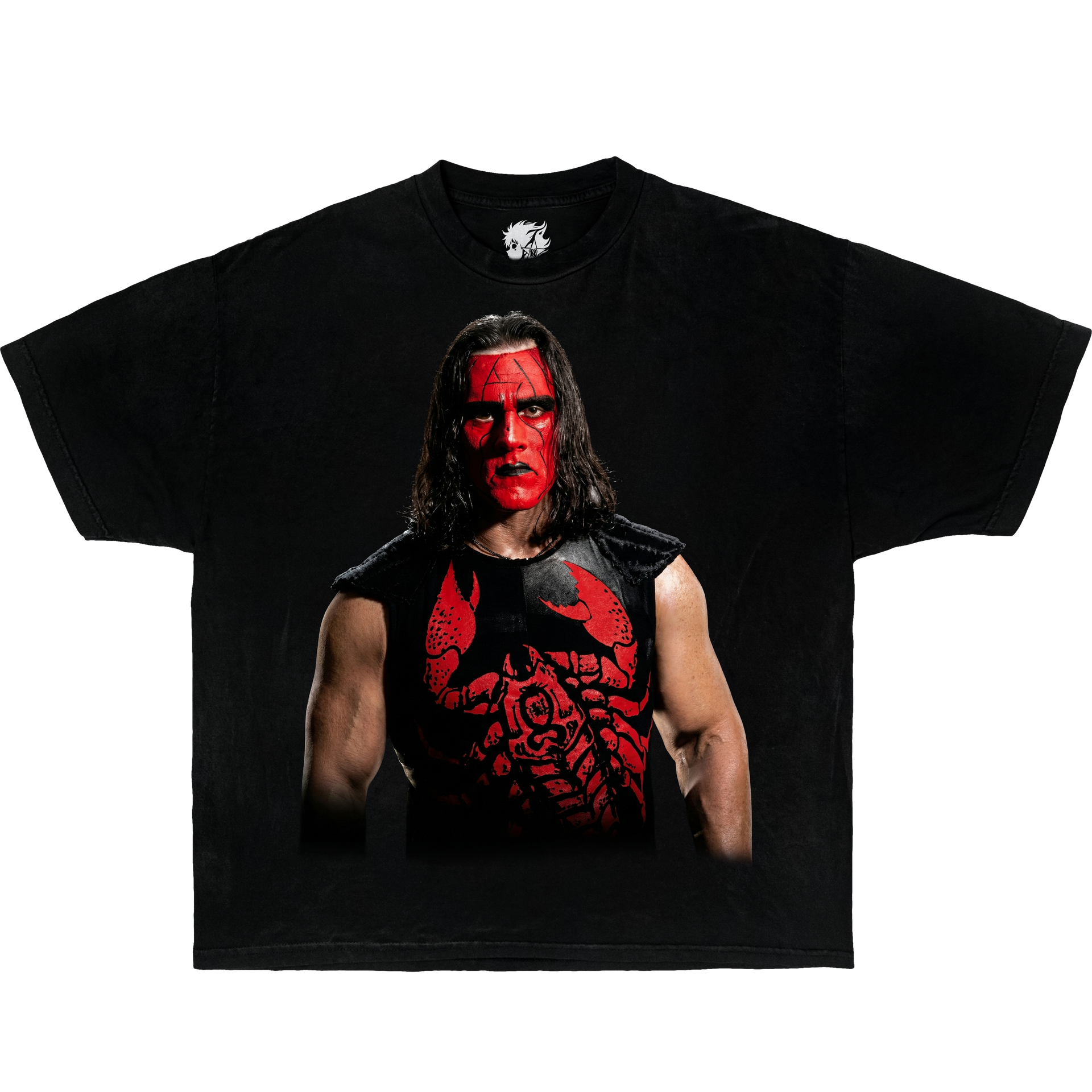 Sting wrestler scorpion graphic t shirt pro wrestling fan tee