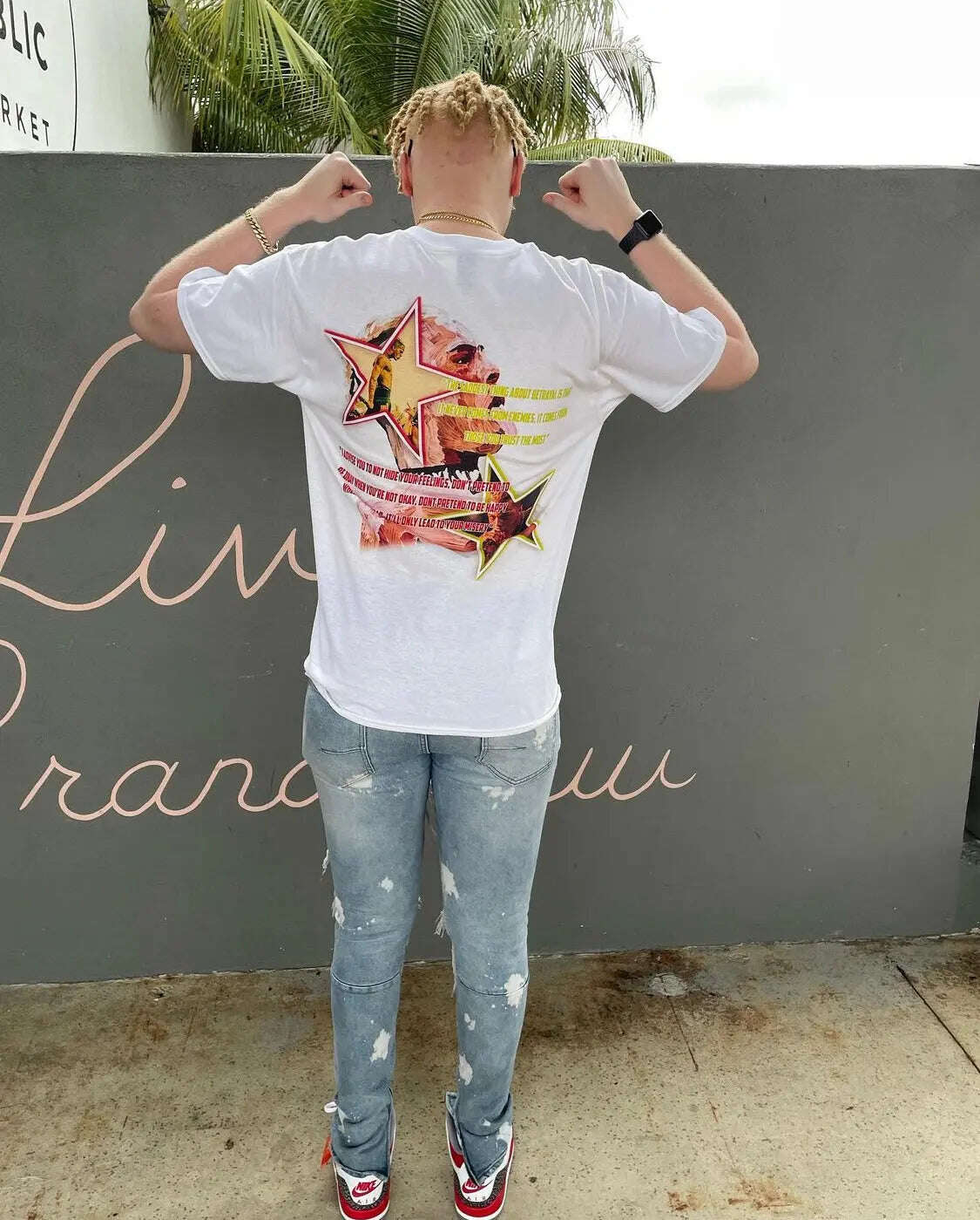 HALL OF FAME XXXTENTACION SHIRT QUOTES OVERSIZED BOXY SHIRT VINTAGE RAP SHIRTS Neniom