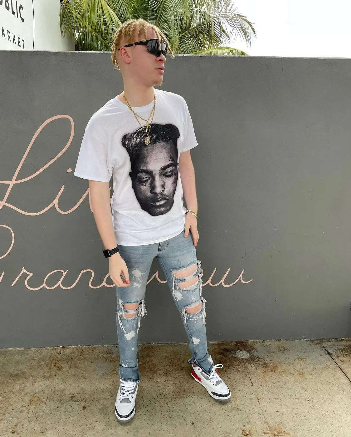 HALL OF FAME XXXTENTACION SHIRT QUOTES OVERSIZED BOXY SHIRT VINTAGE RAP SHIRTS Neniom