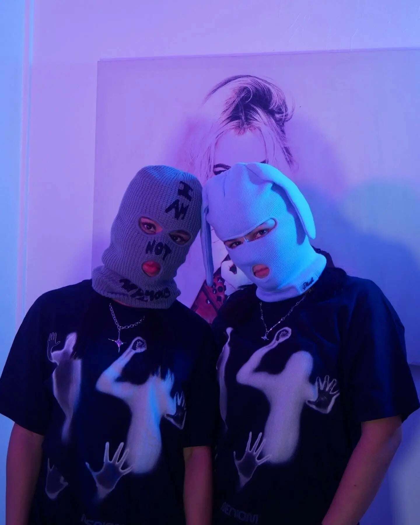 Neniom Lost Bodies Vintage Oversized Boxy Graphic Shirt Streetwear Y2K Grudge Neniom